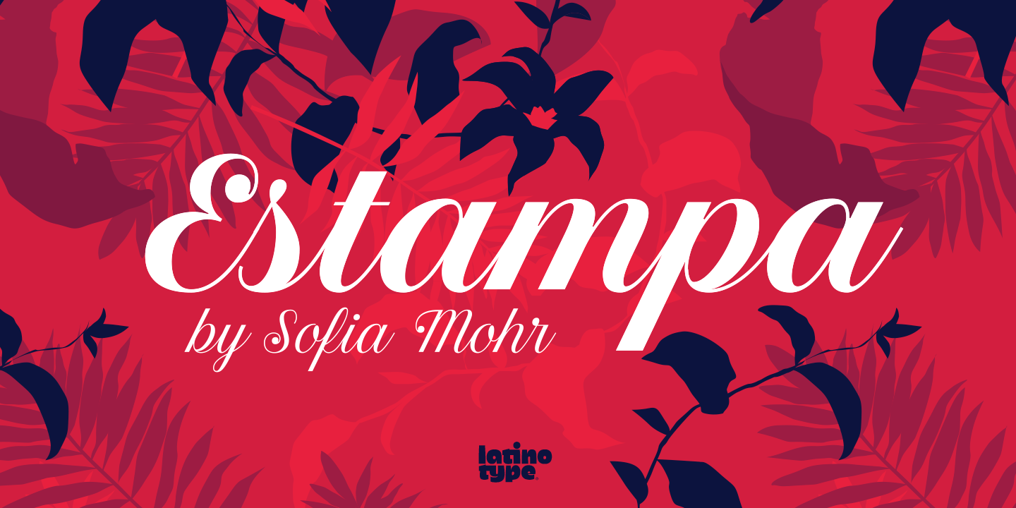 Fuente Estampa Script